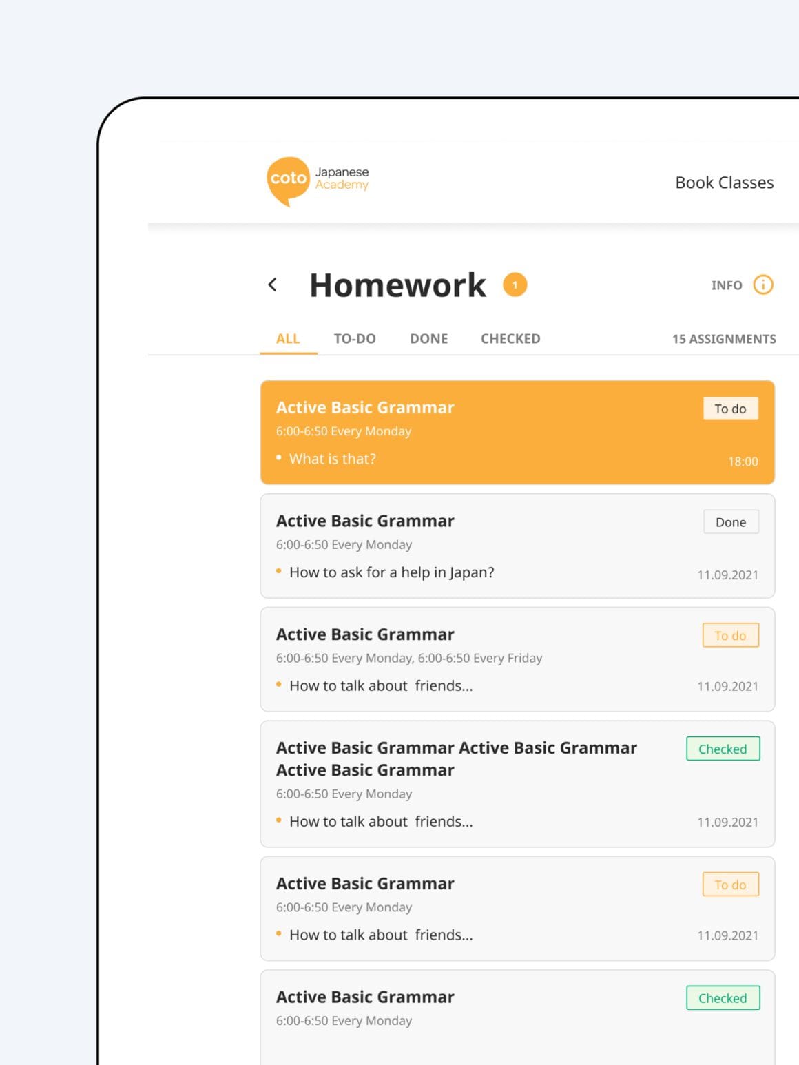 COTO Academy online learning platform
