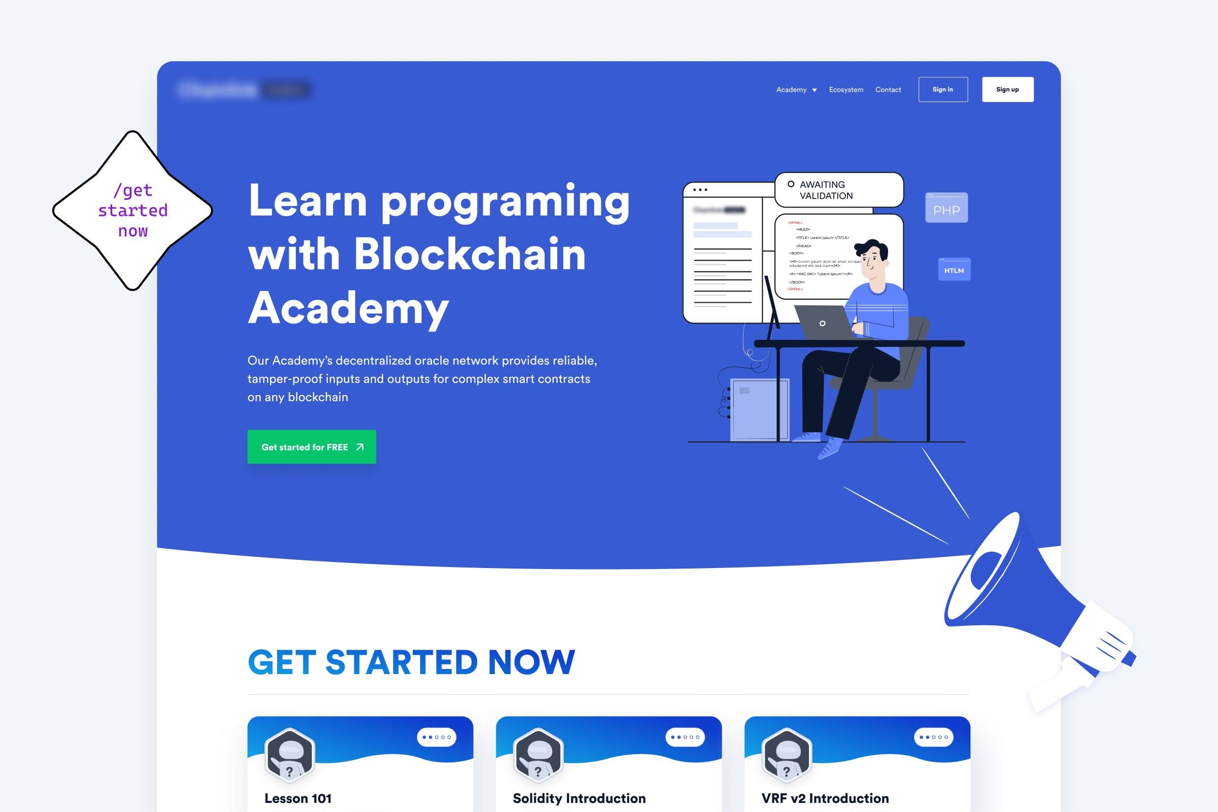 landing page desing