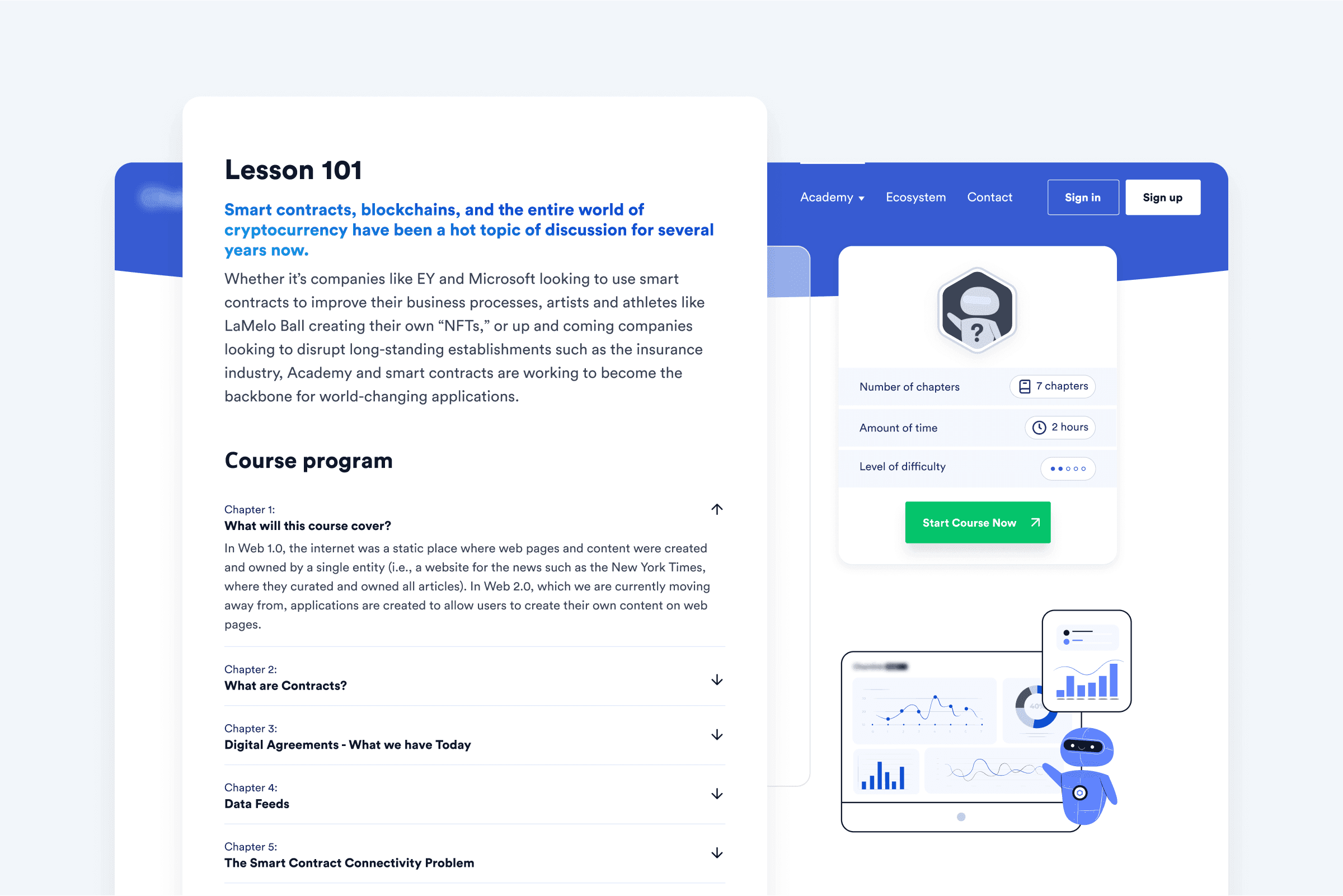 blockchain course schedule