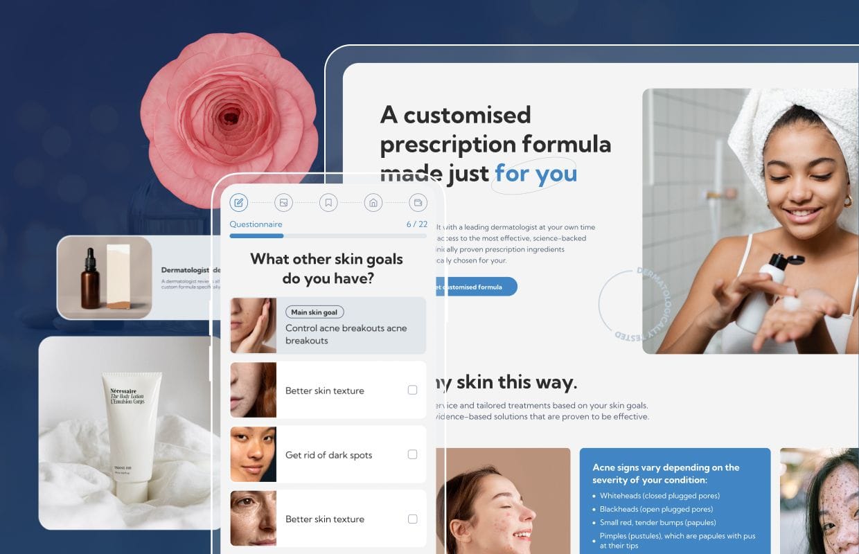 custom skincare platform