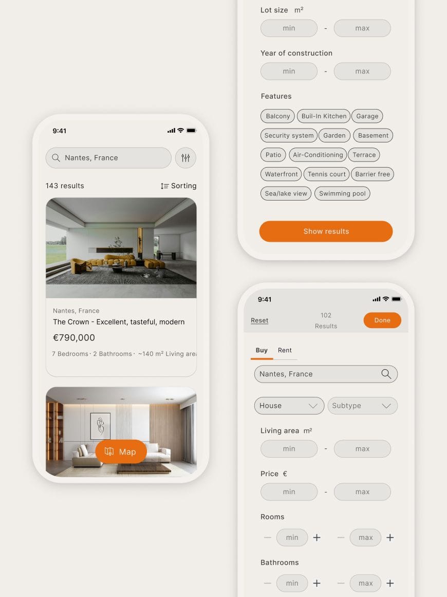 real estate mobile app
